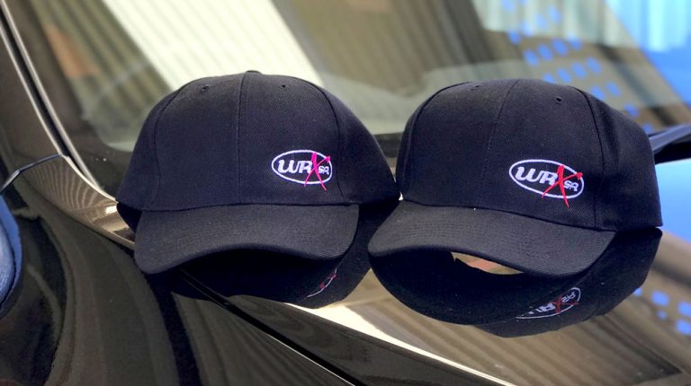 WRXSA Caps with Pink or Red Logo